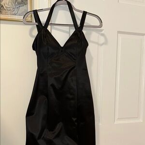 Maria Bianca Nero Sultry Black Halter Dress